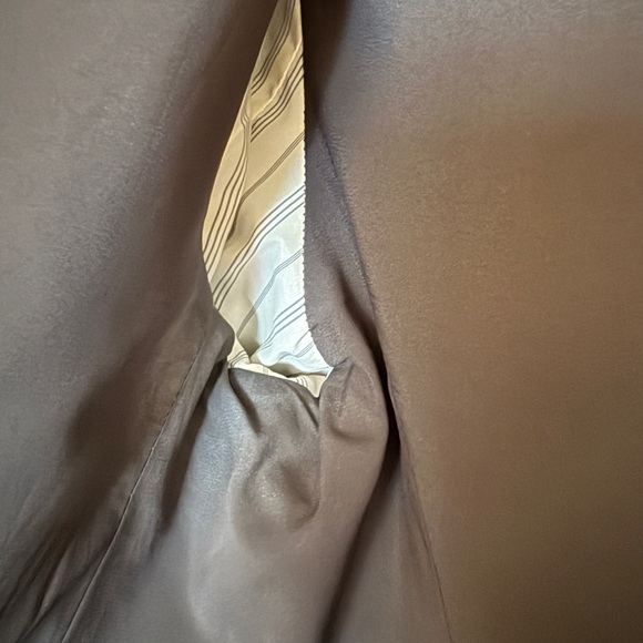 Theory Grey Wool Stretch Blazer Size 12 Tailored Career Jacket - Picture 3 of 5